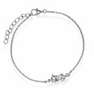 Seoul Shine armbånd i sølv med zirkonia Rhodinert thumbnail