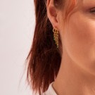 Rio radiance øredobber i sølv med grønn zirkon Forgylt thumbnail