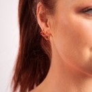 Rio Radiance øredobber i sølv med zirkoner, Forgylt thumbnail