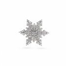 Pan Jewelry, Clutch pin med snøstjerne thumbnail