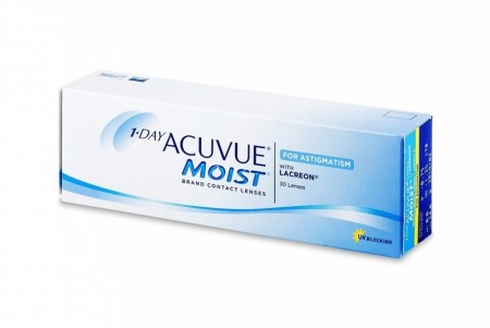1-Day Acuvue Moist for Astigmatism, 30 pk