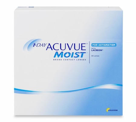 1-day Acuvue Moist for Astigmatism, 90 pk